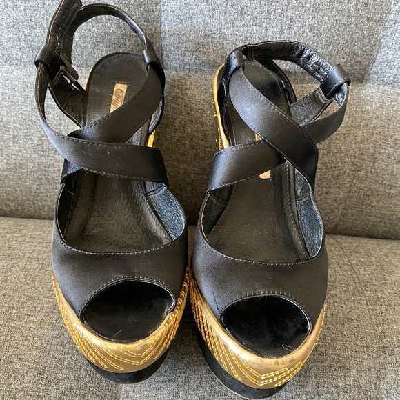 SOLD |  London High Platform Sandals | Size 38 - Picture 2 of 7
